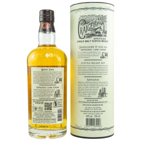 Craigellachie 13 Jahre Armagnac Cask Finish
